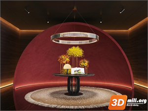 Lobby Decoration Skp Files 